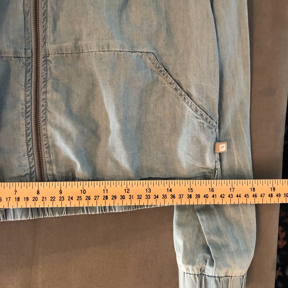 Fabletics Lightweight Chambray Jacket (S) - image 6